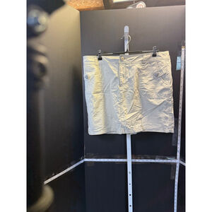 Women's Faded Glory Plus 18W Beige Mini Skort